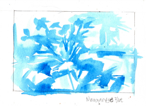 03 Manganese Blue 5x7, watercolor